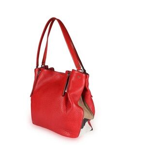 Burberry Maidstone Leather Shoulder Bag Tote